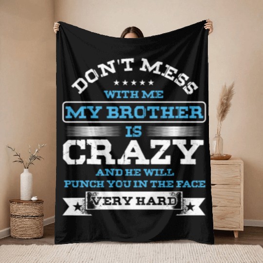 Little Sister Little Brother Big Bro Lil Sis My Throw Blankets