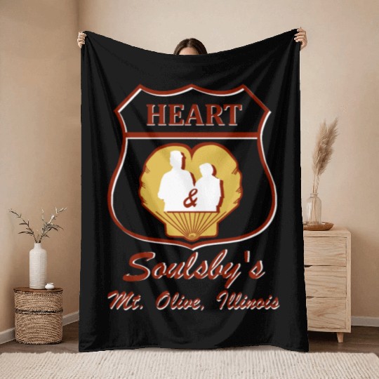 Heart and Soulsby Route 66 Throw Blankets