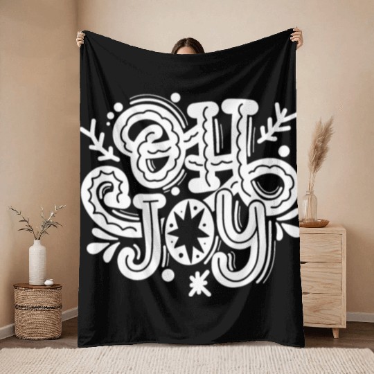 OH JOY - Christmas Gift Throw Blankets