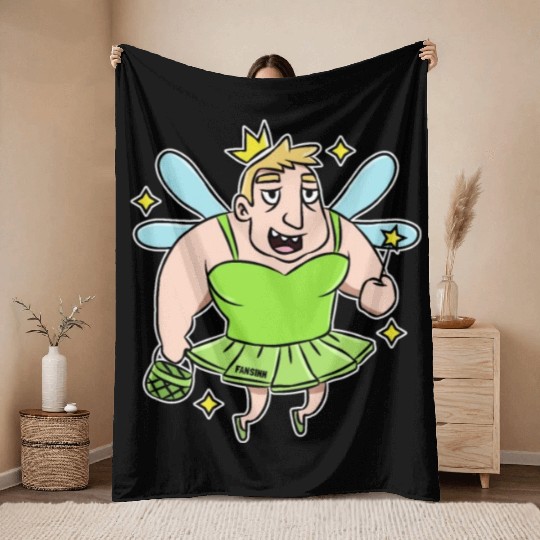 Tooth Fairy tales funny mouth Magic Kids Gift Throw Blankets