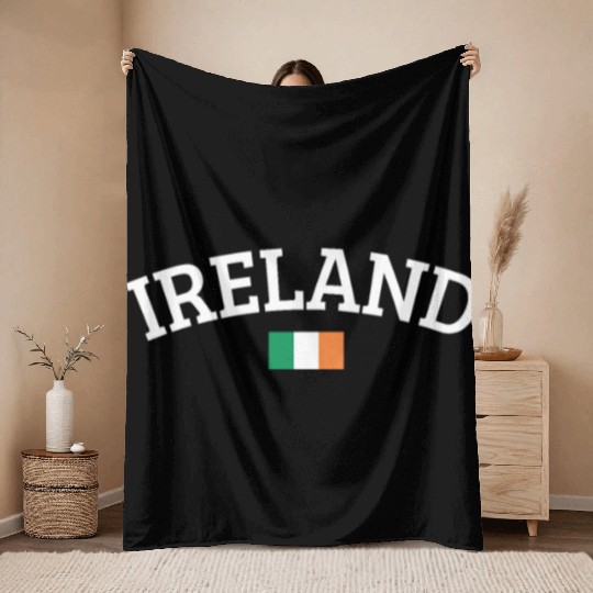 Ireland Throw Blankets