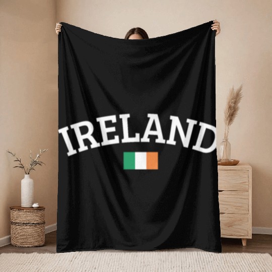 Ireland Throw Blankets