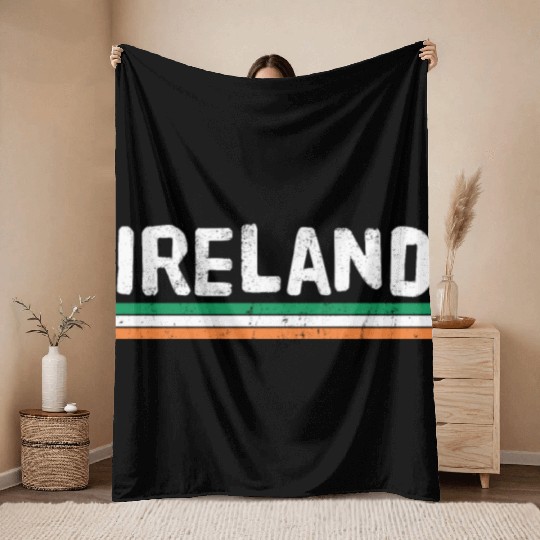 Ireland Throw Blankets