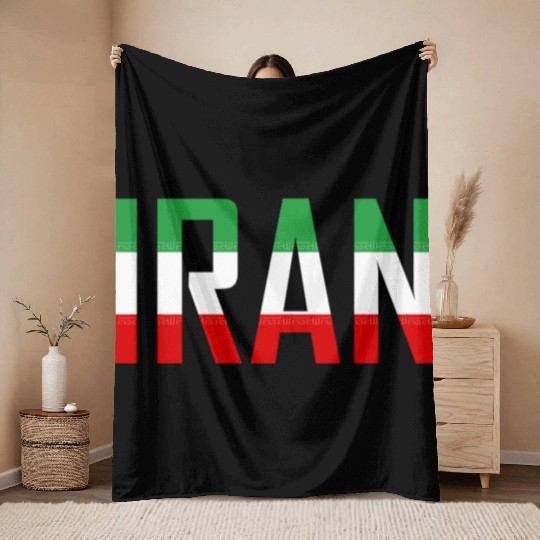 Iran Throw Blankets