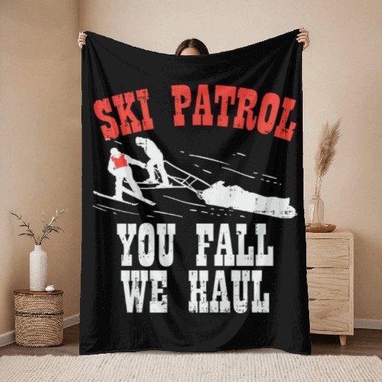 SKIING: Ski Patrol Throw Blankets