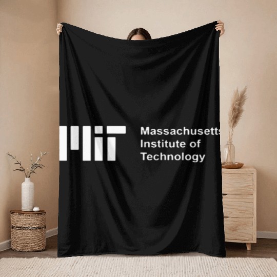 Mit University Math Geeks Nerdy Science Throw Blankets