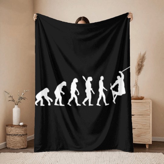 Evolution Ski Throw Blankets