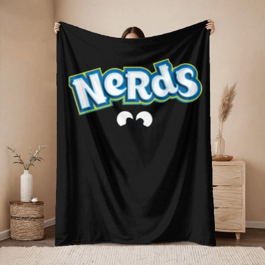 Nerds Candy Halloween Costume Parody Throw Blankets