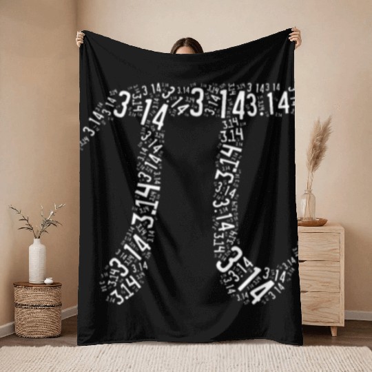 Pi Day - Nerd Geek - Love Math Pi Symbol - Kids Throw Blankets