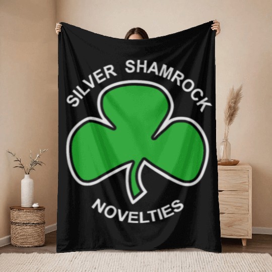 Silver Shamrock Novelties Throw Blankets