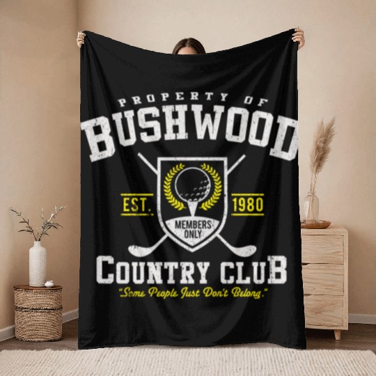 Property of Bushwood Country Club 1980 Throw Blankets