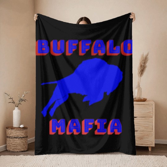Bills Mafia Throw Blankets Makes A Great Gift For Buffalo Spo