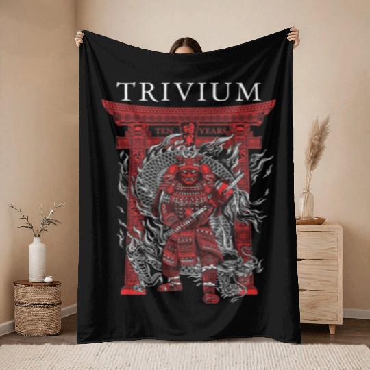 Music Heavy Metal Band Music Throw Blankets