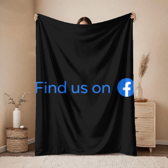 find us on facebook Throw Blankets