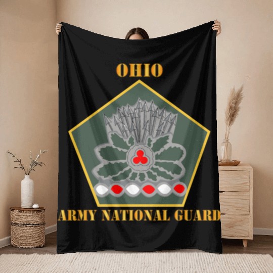 Army Ohio Army National Guard DUI Throw Blankets