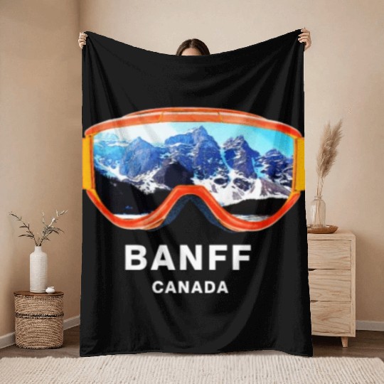 Banff National Park - Banff Canada Throw Blankets