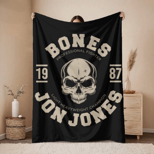 MMa Fighter Jon Jones Throw Blankets