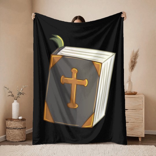 Robin Hood Holy Book Throw Blankets