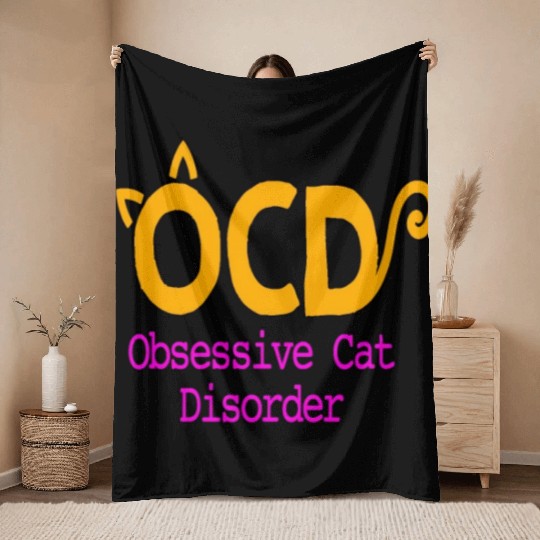 Cat Mom Cat Cat Lover Cat Owner Throw Blankets