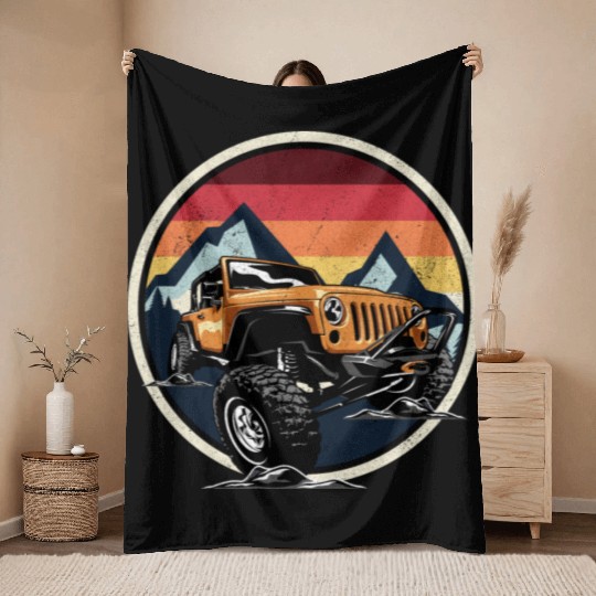 Jeep Throw Blankets