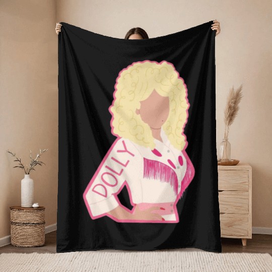 Hard Candy Christmas Parton Throw Blankets