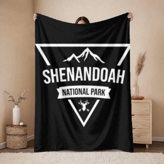 Shenandoah National Park Throw Blankets