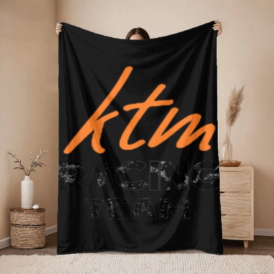 Ktm Racing Motogp Throw Blankets