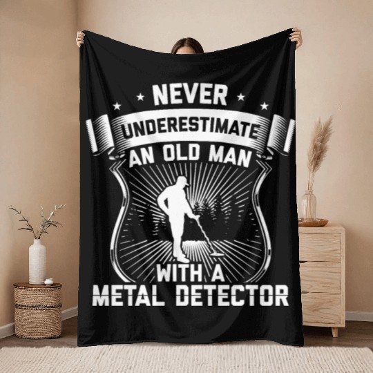 Gondolas | Treasure Hunt Metal Detector Gift Idea Throw Blankets