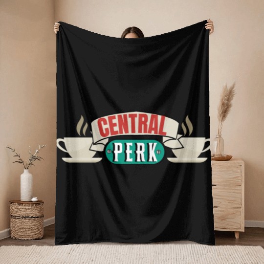Coffee lovers for friends TV show Throw Blankets