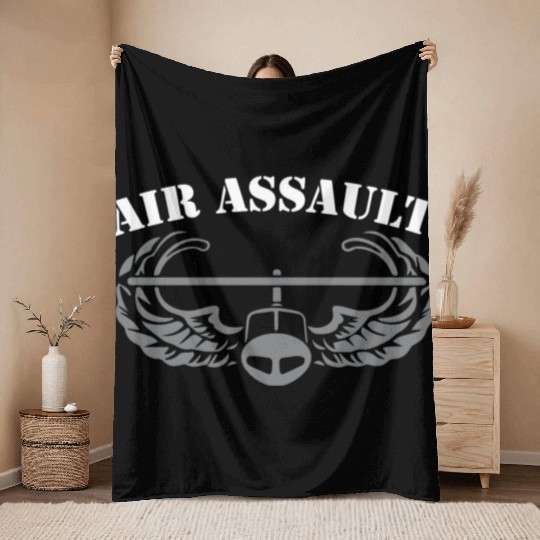 Army Air Assault 20460 Throw Blankets