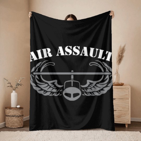 Army Air Assault 20460 Throw Blankets