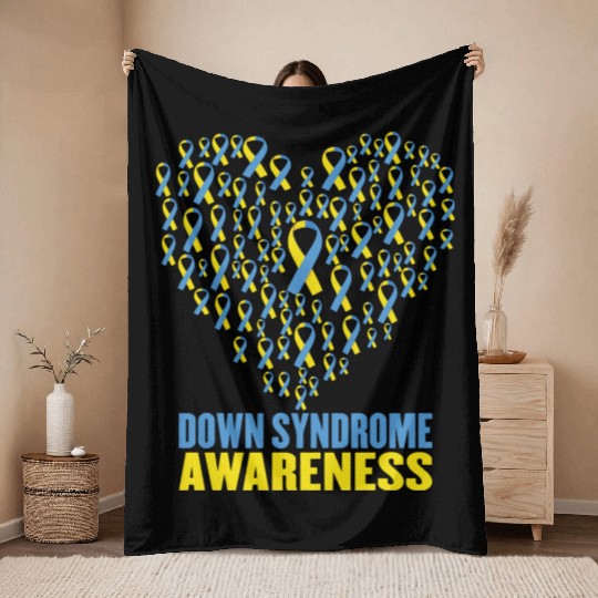 Down Syndrome Awareness Throw Blankets