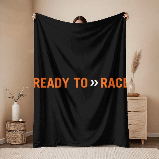 ktm ready to race Throw Blankets