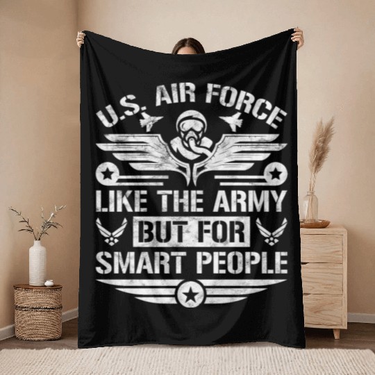 U.S. Air Force Like The Army But For Smart People Throw Blankets