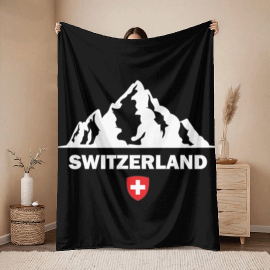 Switzerland Throw Blankets