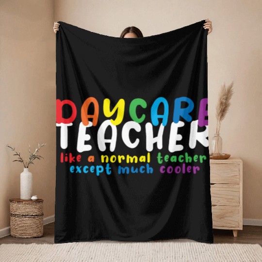 Daycare Teacher Daycare Provider Childcare Throw Blankets