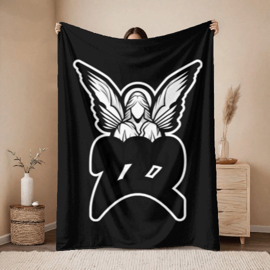 222- two two two-angel numbers from heaven Throw Blankets