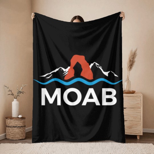 Moab Moab Utah Arches National Park Throw Blankets