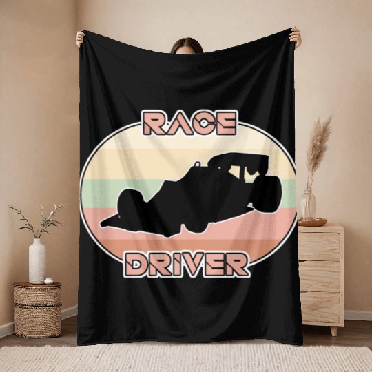 Race Driver / Motorsport / Gift Throw Blankets