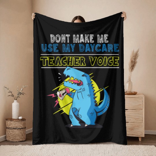 Daycare Teacher Throw Blankets