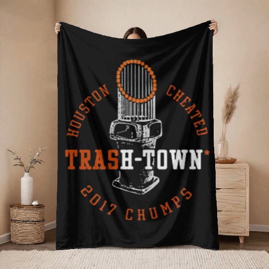 Astros Cheated 2017 Throw Blankets
