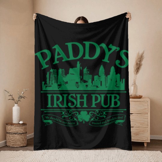 It'S Always Sunny In Philadelphia Paddy’S Irish Pu Throw Blankets