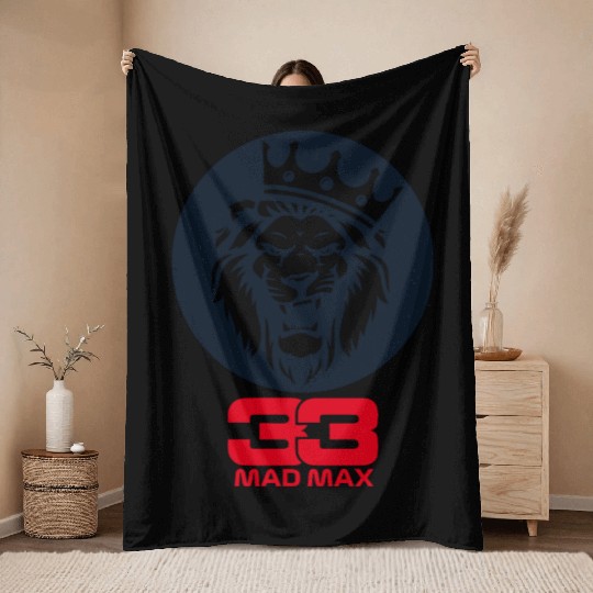 Max Ver stappen 33 Lion Throw Blankets
