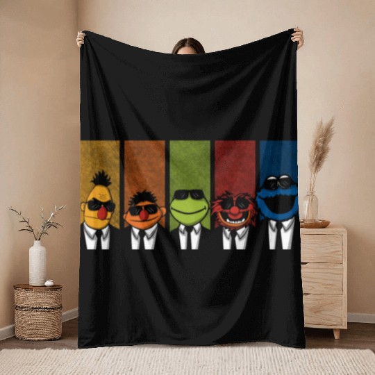 Reservoir Muppets Throw Blankets