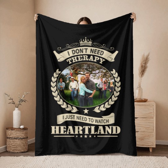 heartland ,Heartland US,Heartland Canada Throw Blankets