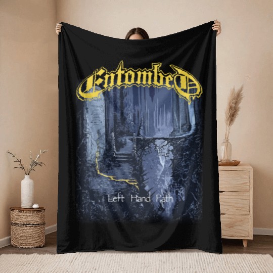 Entombed Throw Blankets