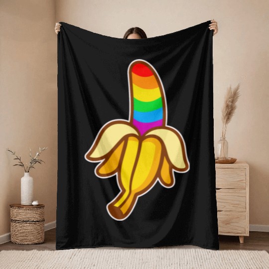 LGBT gay heart homosexuality Throw Blankets