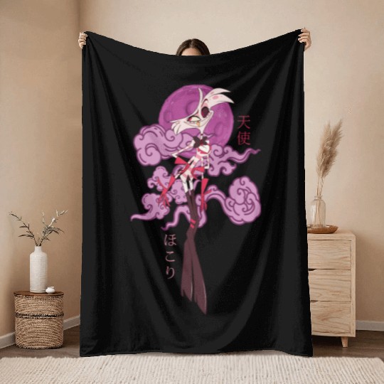 Angel Dust Spider - Hazbin Hotel Throw Blankets