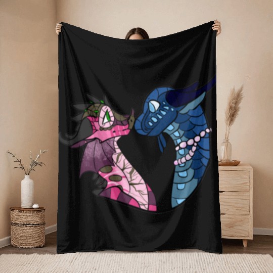 Wings Of Fire Throw Blankets