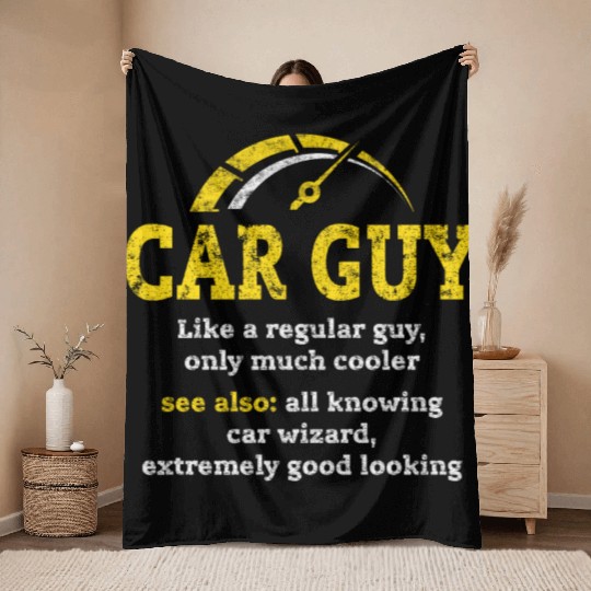 car guy definitionCar Guy Car Salesman Mechanic Throw Blankets